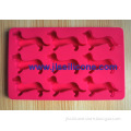 9 Cavity Dachshund Dog Silicone Baking Pan Molds 